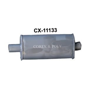 CX-11133 SIL. MUFFLER FRONT (SMALL)