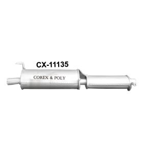 CX-11135 SIL. MUFFLER JOINTED (FRONT+REAR)